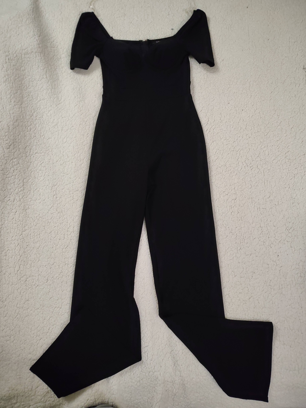 Women’s Black Off-Shoulder Jumpsuit